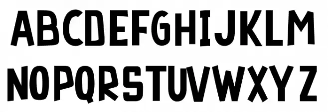Planet Monster Demo Schriftart Groß