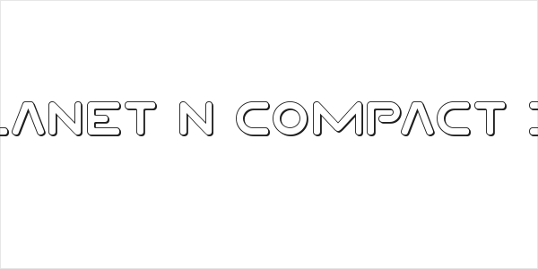 Planet N Compact 3D Logo