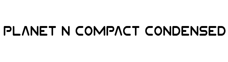 Planet N Compact Condensed  免费字体下载