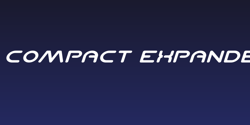 Planet N Compact Expanded Italic Social Header