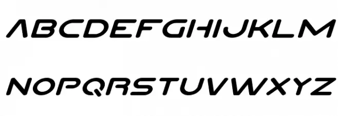 Planet N Compact Expanded Italic Fuentes MINÚSCULAS
