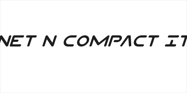 Planet N Compact Italic Logo