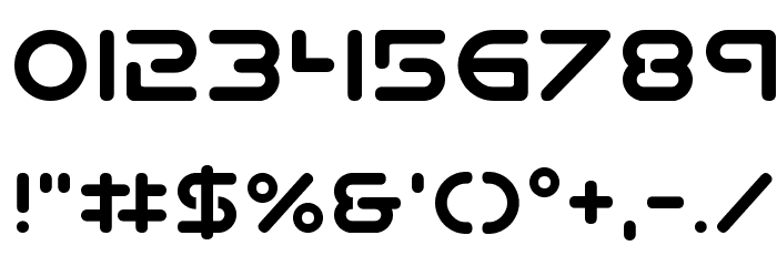 Planet N Compact Font OTHER CHARS