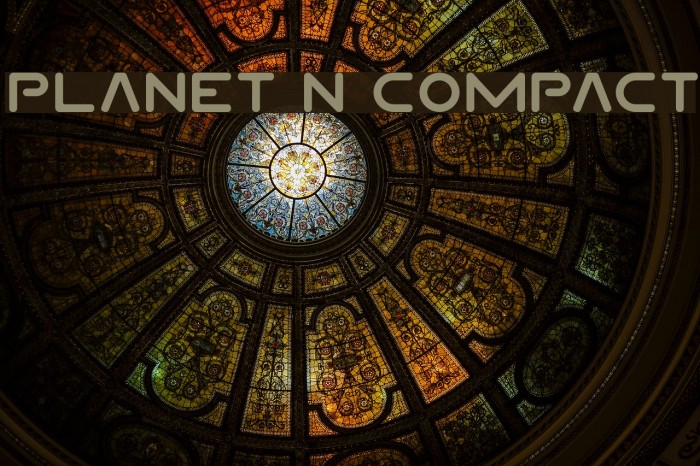 Planet N Compact Font examples