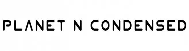 Planet N Condensed  Frei Schriftart Herunterladen