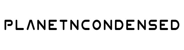 Planet N Condensed  Descarca Fonturi Gratis