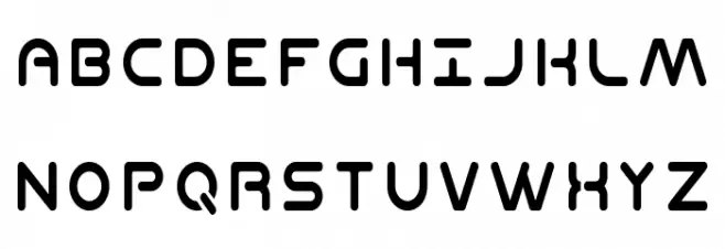 Planet N Condensed 字体 大写