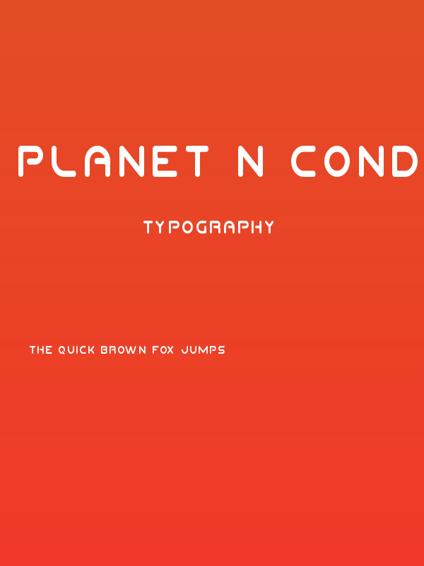 Planet N Condensed Poster