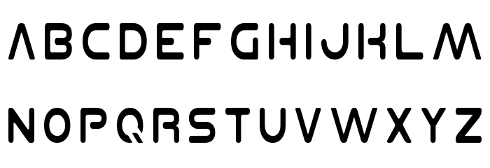 Planet N Condensed Font LOWERCASE