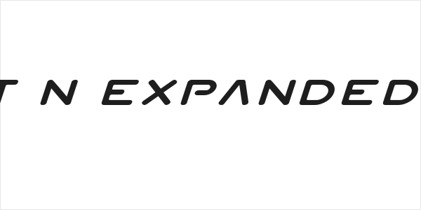 Planet N Expanded Italic Logo