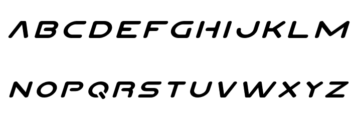 Planet N Expanded Italic フォント 小文字