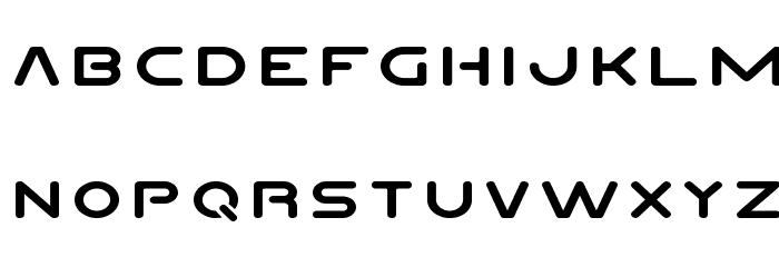 Planet N Expanded Font LOWERCASE
