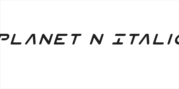 Planet N Italic Logo