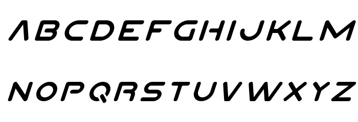 Planet N Italic Font LOWERCASE