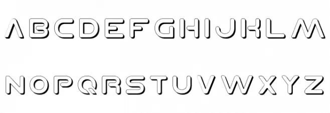 Planet N Shadow फ़ॉन्ट लोअरकेस