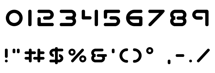Planet N Font OTHER CHARS