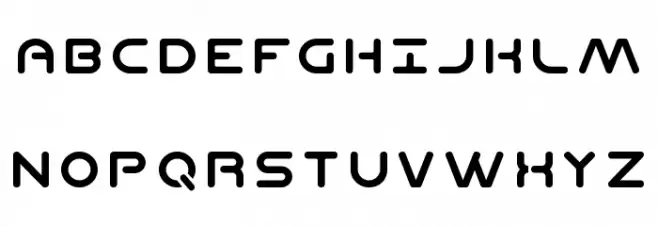 Planet N Schriftart Groß