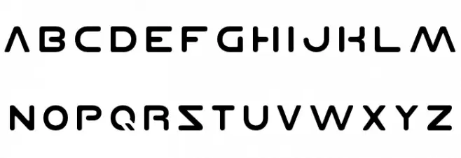 Planet N Font UPPERCASE