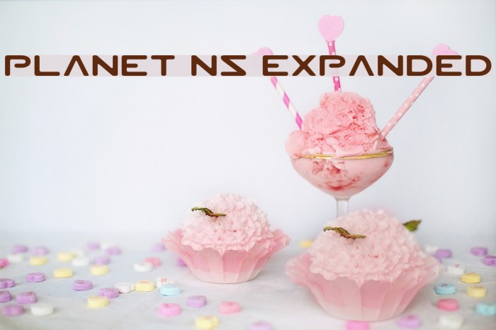 Planet NS Expanded Font examples