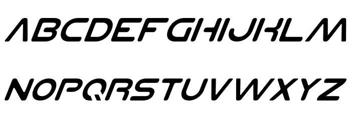 Planet NS Italic Font LOWERCASE