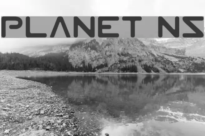 Planet NS Font examples