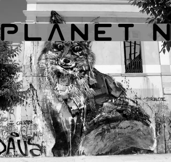 Planet N Font examples