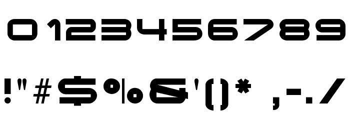 Planet Opti Font OTHER CHARS