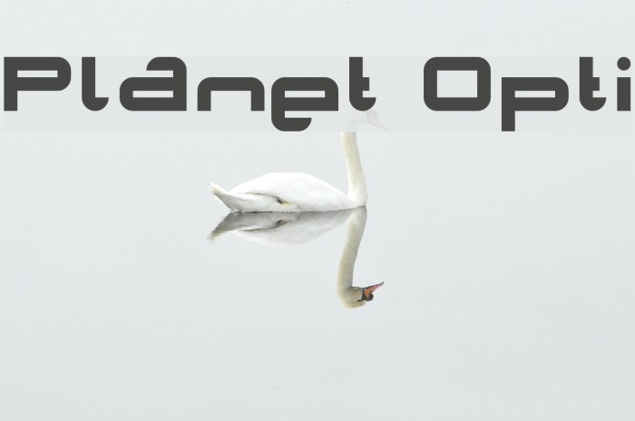 Planet Opti Font examples