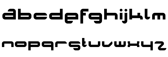 Planet Opti Font LOWERCASE