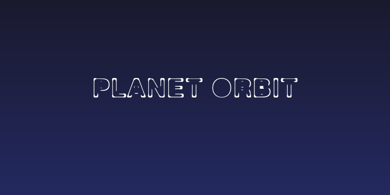 Planet Orbit Social Header