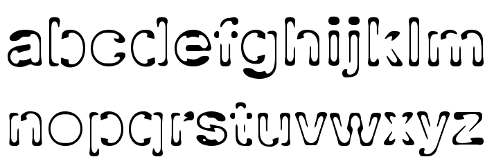 Planet Orbit Font LOWERCASE