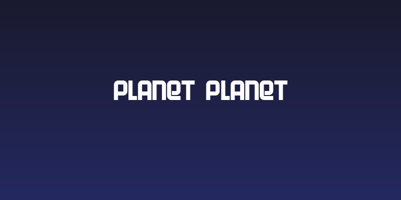 Planet Planet Social Header