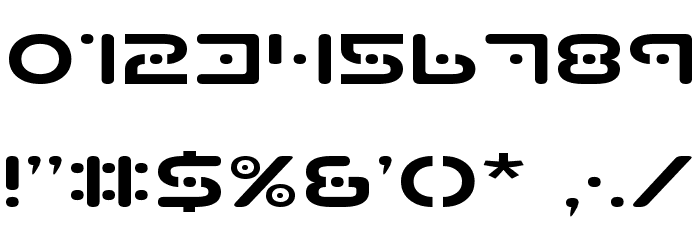 Expanded font