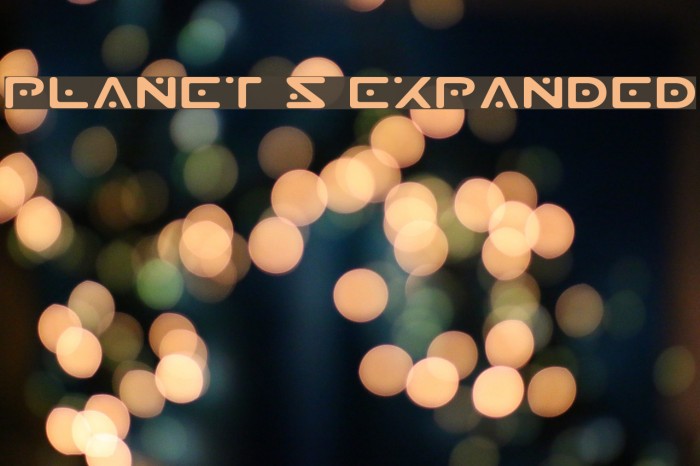 Planet S Expanded フォント examples