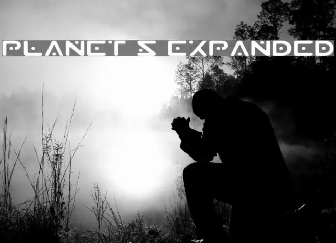 Planet S Expanded Font examples