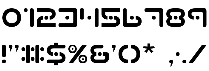 Planet S Font OTHER CHARS