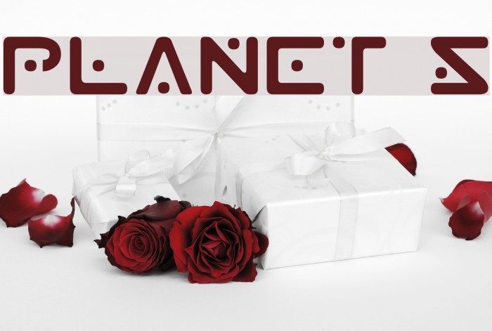 Planet S Font examples