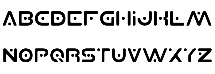 Planet S Font LOWERCASE