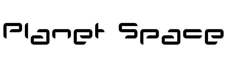 Planet Space  フリーフォントのダウンロード