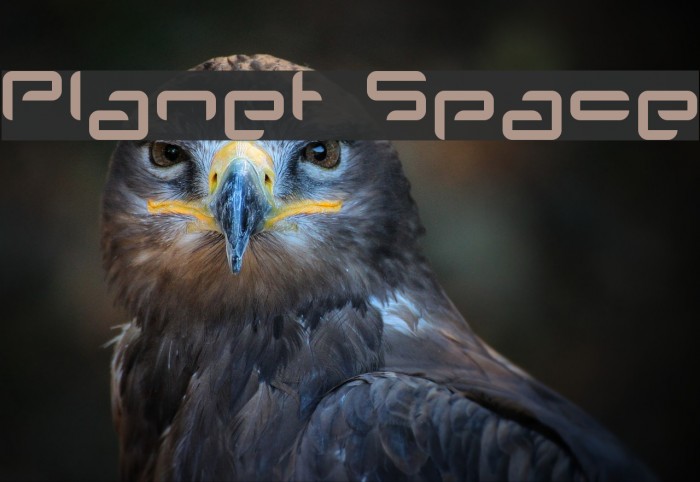 Planet Space Font examples