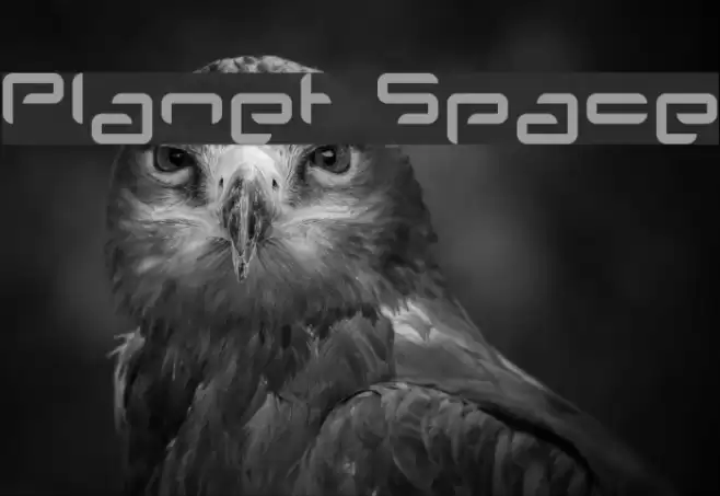 Planet Space Font examples