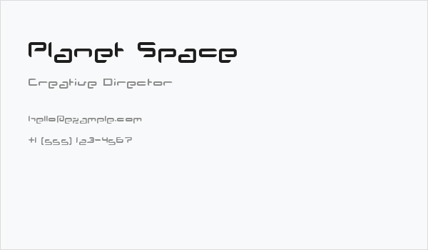 Planet Space Business Card