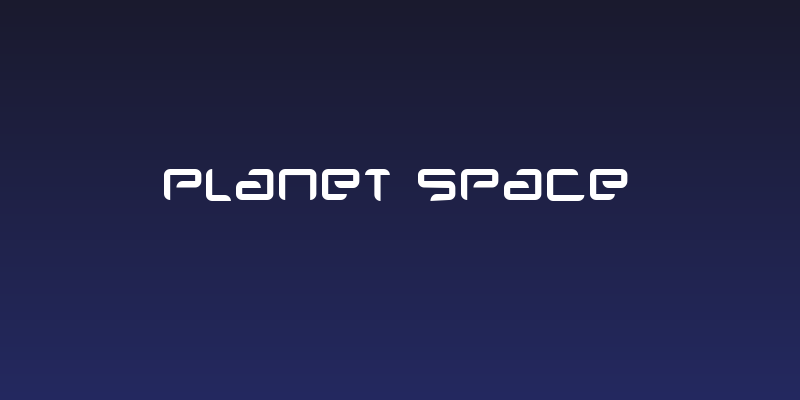 Planet Space Social Header