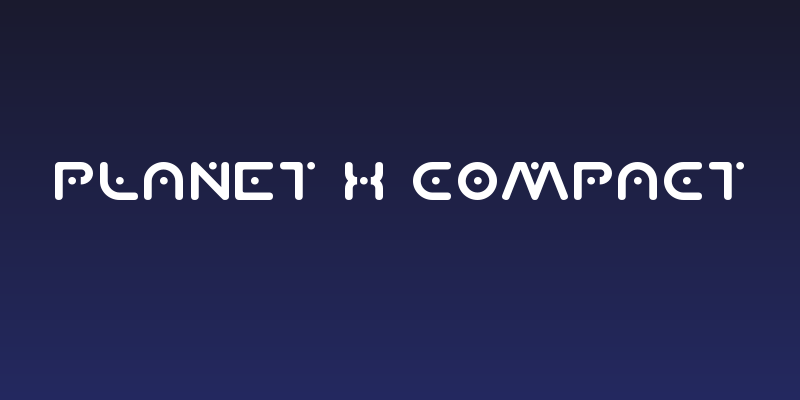 Planet X Compact Social Header