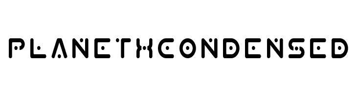 Planet X Condensed  baixar fontes gratis