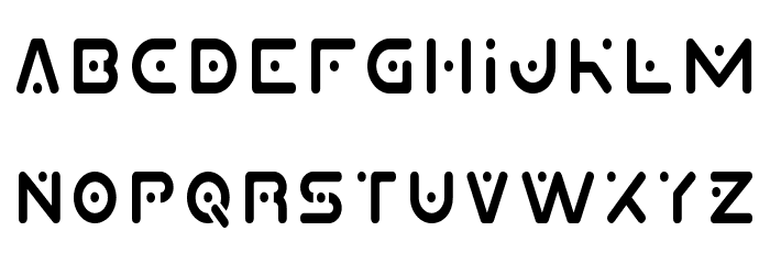 Planet X Condensed Font LOWERCASE