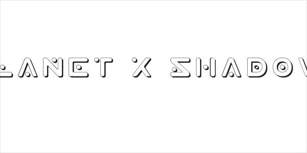 Planet X Shadow Logo