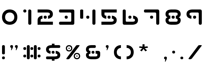 Planet X Font OTHER CHARS