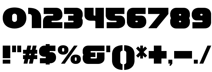 Planet of Apes Font OTHER CHARS