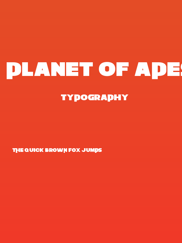 Planet of Apes Poster
